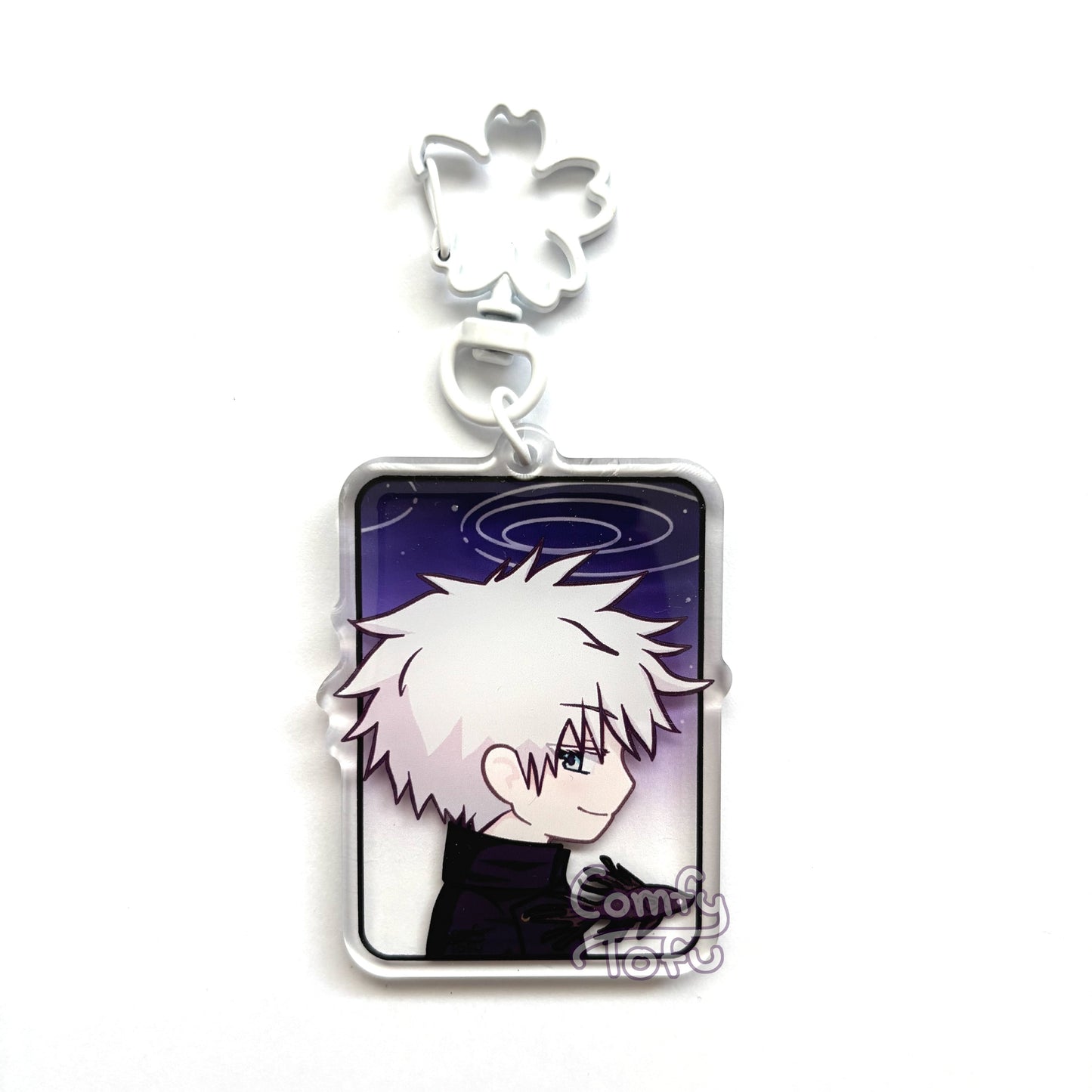 Black & White Acrylic Keychain