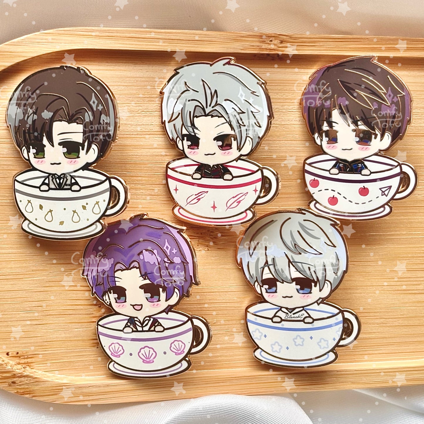 Icey Doctor - Kitty Tea Cup LADS Pin