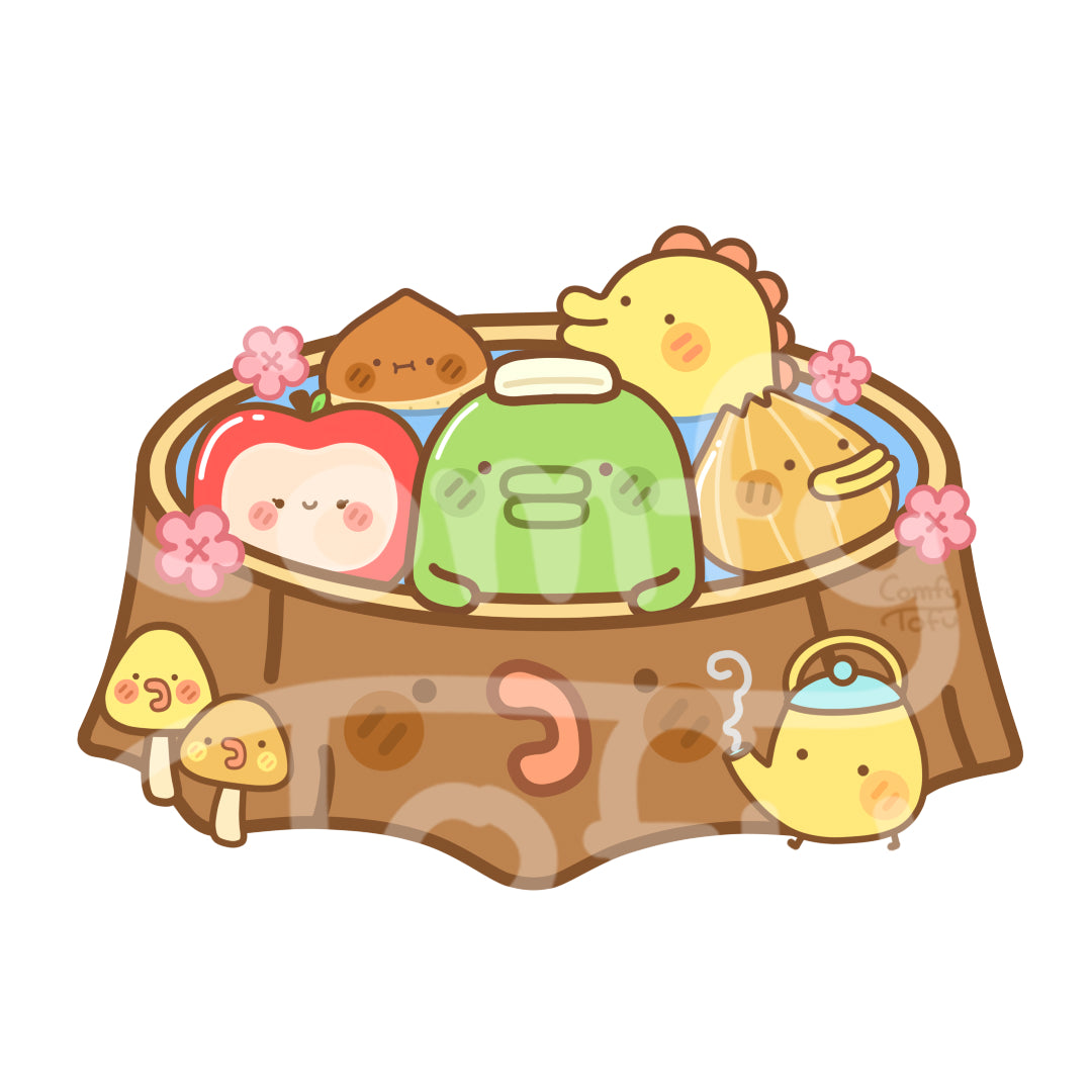 Tama Hot Spring Vinyl Sticker