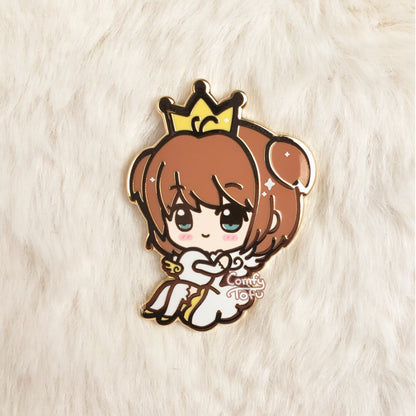 Magical Card Girl Pin