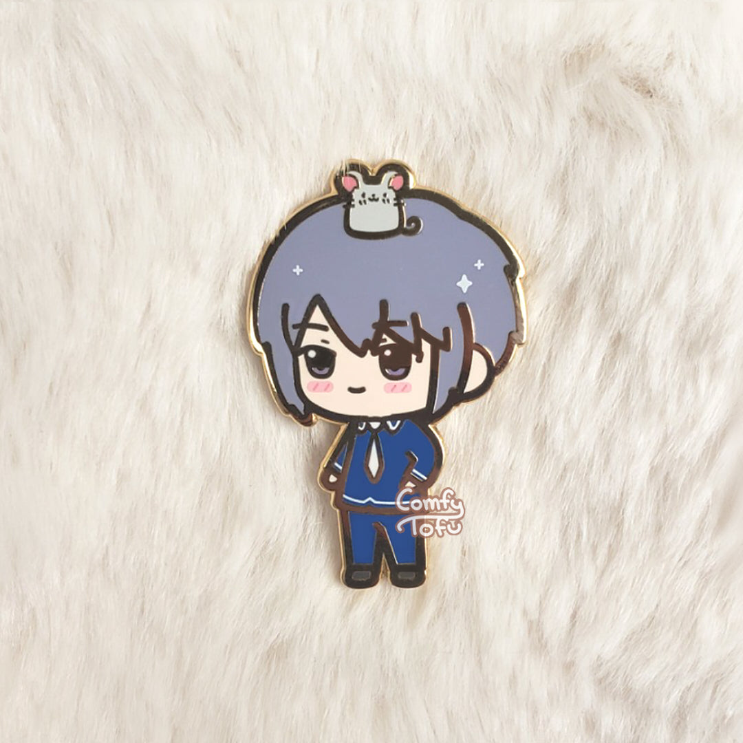 Rat Zodiac Pin