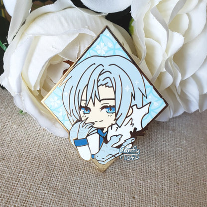 White Dragon Pin