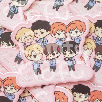 Kiss Kiss Vinyl Sticker