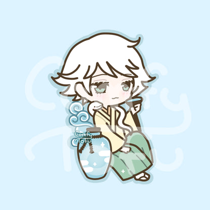 Snake Familiar Vinyl Sticker