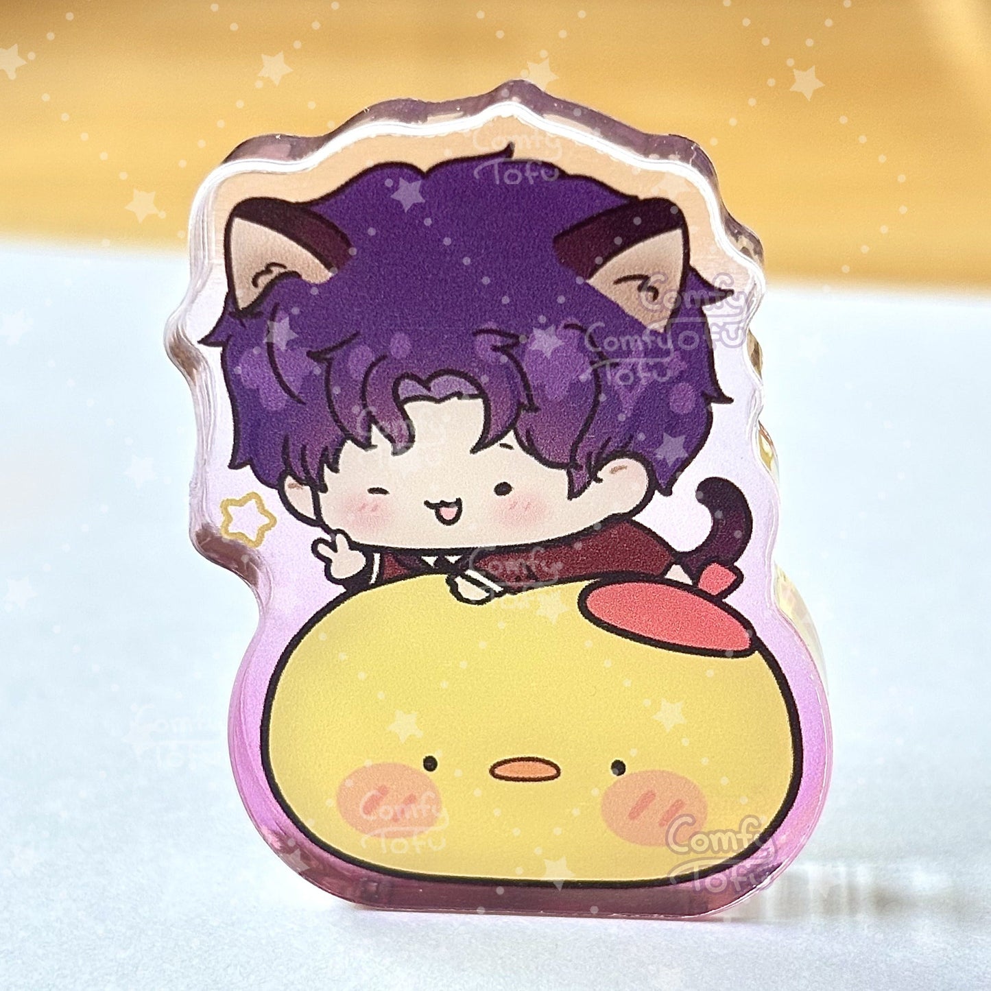 Fishy Artist Thick Acrylic Standee