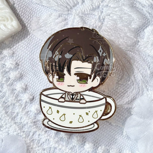 Icey Doctor - Kitty Tea Cup LADS Pin