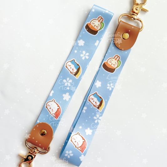 Anxious Chibi Animals Wristlet