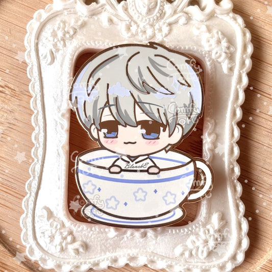Star Prince - Kitty Tea Cup LADS Pin