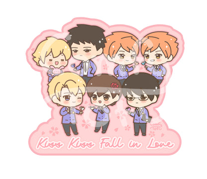 Kiss Kiss Vinyl Sticker