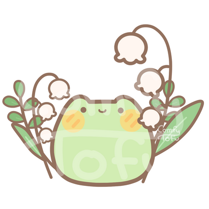 Froggo Vinyl Sticker