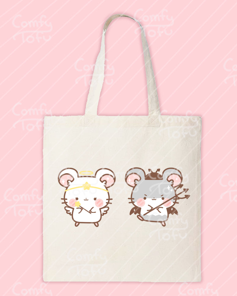 Hammy Canvas Tote Bag