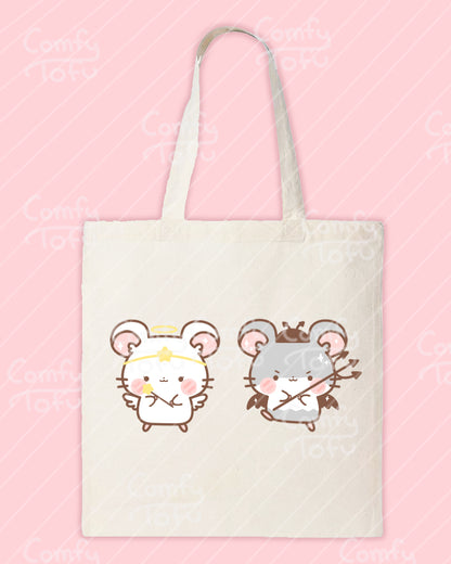 Hammy Canvas Tote Bag