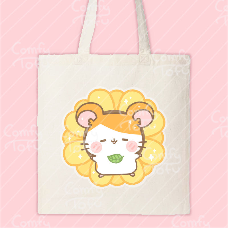 Hammy Canvas Tote Bag