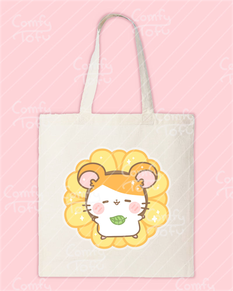 Hammy Canvas Tote Bag