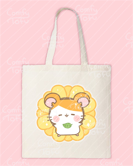 Hammy Canvas Tote Bag