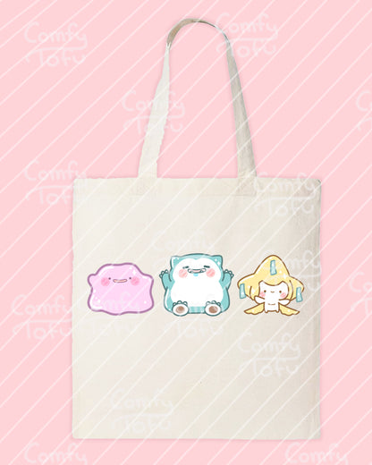 Little Monsters Canvas Tote Bag