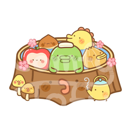 Tama Hot Spring Vinyl Sticker