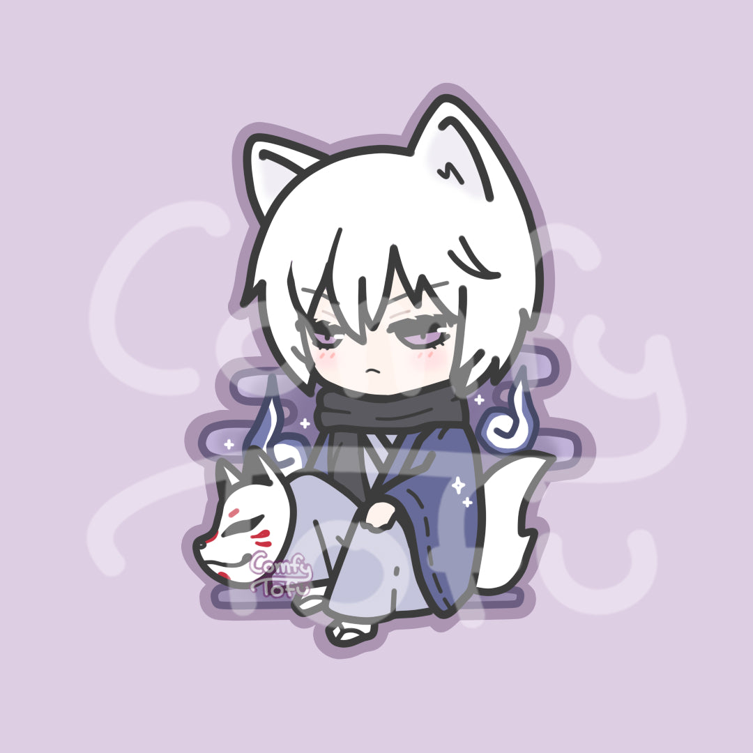 Fox Familiar Vinyl Sticker