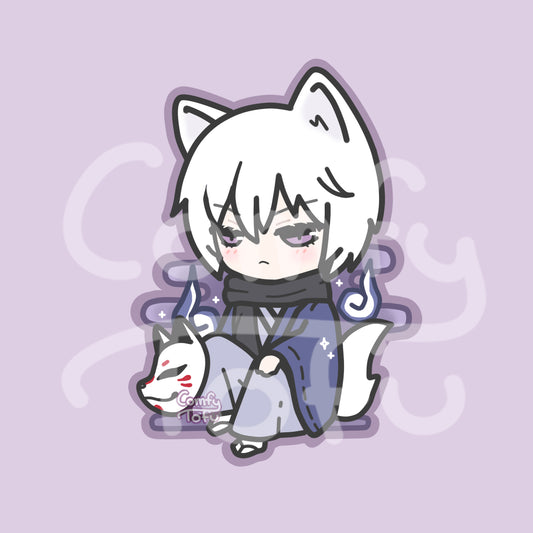 Fox Familiar Vinyl Sticker