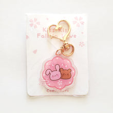 Load image into Gallery viewer, Bunny &amp; Bear Acrylic Keychain
