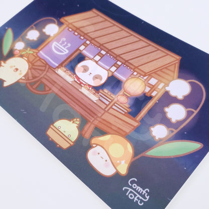 Maple Takoyaki Stall Print