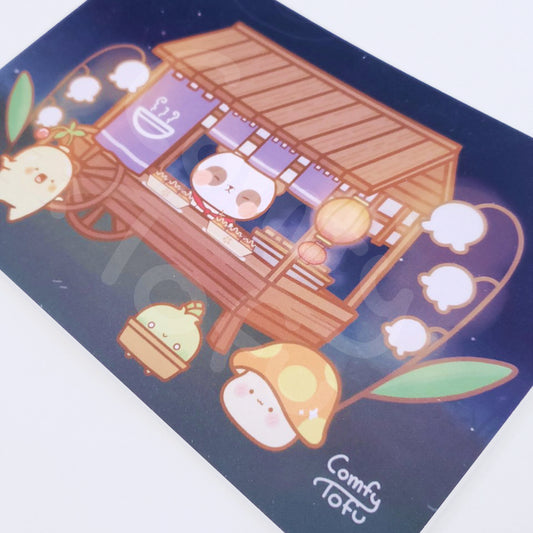 Maple Takoyaki Stall Print