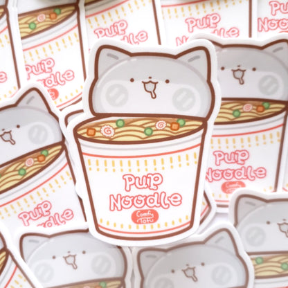 Pup Noodle Vinyl Sticker